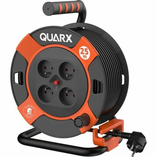 Extension Lead QUARX H05VV-F Black 25 m-0