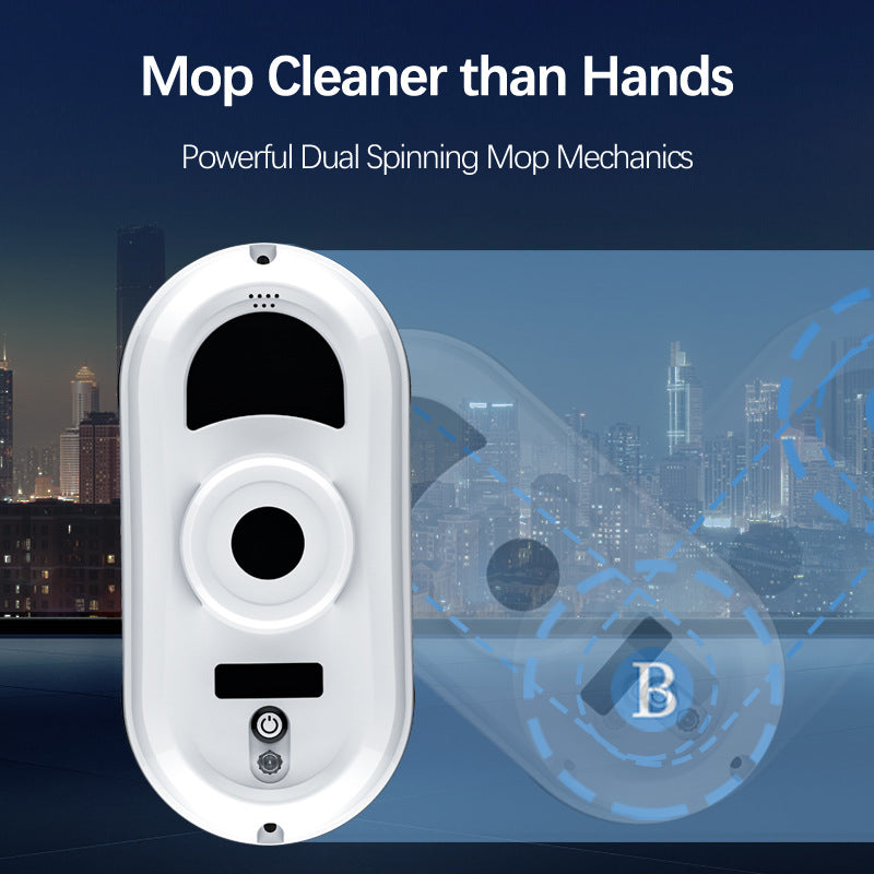 Electric Window Cleaning Robot, Automatic Window Cleaning Tool with Intelligent Path Planning,Anti-Falling&Edge Detection Technology for Interior/Exterior-1