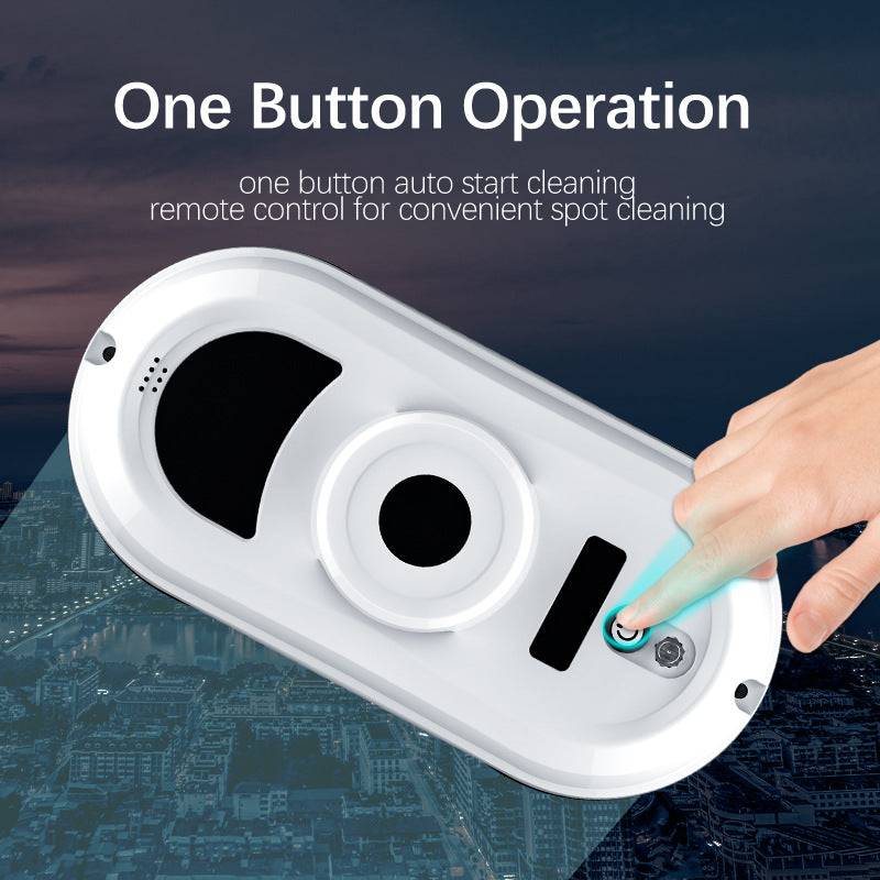 Electric Window Cleaning Robot, Automatic Window Cleaning Tool with Intelligent Path Planning,Anti-Falling&Edge Detection Technology for Interior/Exterior-2