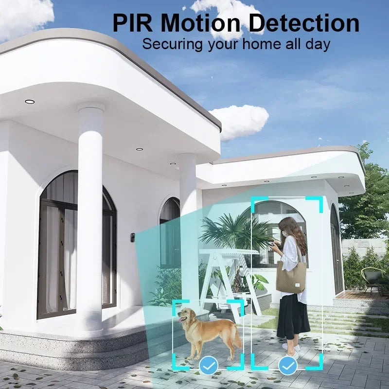 2.4GHz WiFi 1080P Smart Doorbell Camera-3