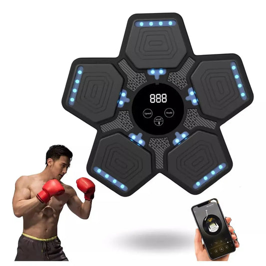 Máquina de boxe musical coms luva